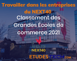 Classement écoles commerce NEXT40 2021