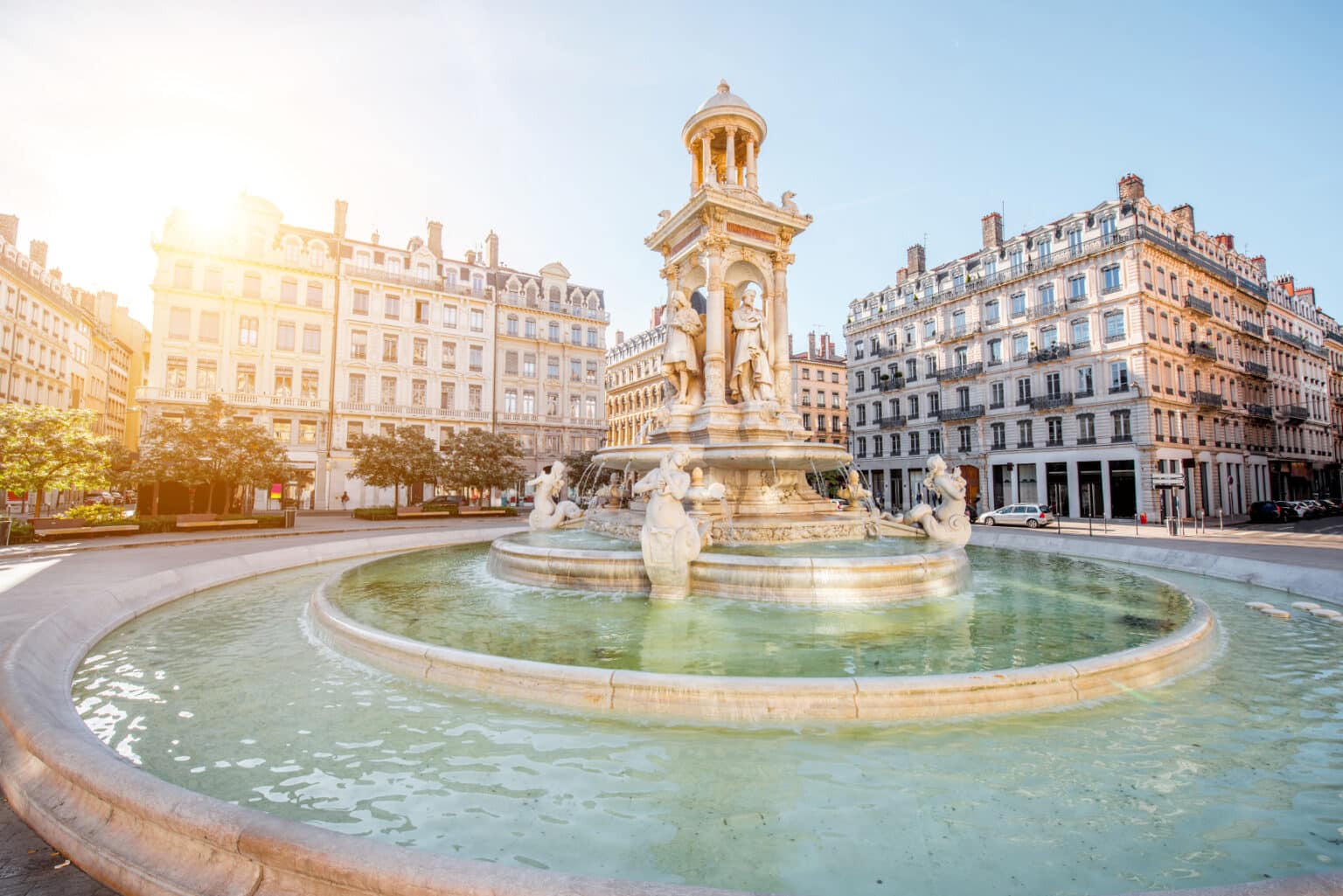 Lyon city in France